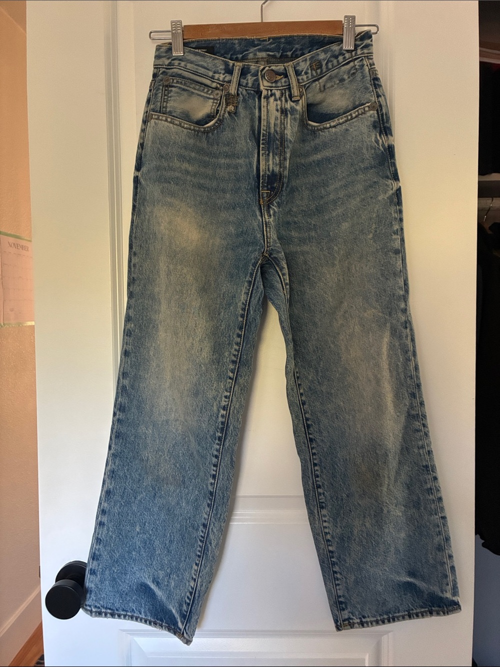 R13 Royer Cropped Straight Jean